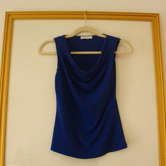 Calvin Klein Cowl Neck Sleeveless Top - Picture 1 of 6